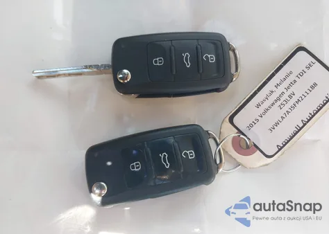 2015 Volkswagen Jetta 2.0L Tdi Sel из США, поврежденный, VIN 3VWLA7AJ5FM211188